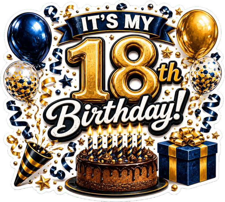 Birthday Magnetic Cruise Door Decoration - Special birthdays 18/21/30/40/50/60