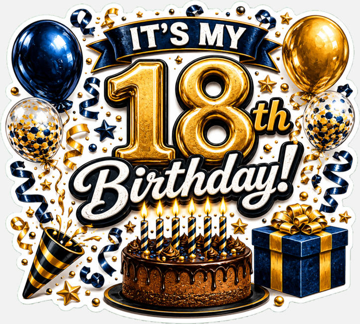 Birthday Magnetic Cruise Door Decoration - Special birthdays 18/21/30/40/50/60