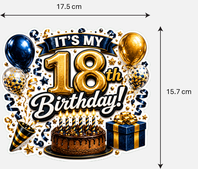 Birthday Magnetic Cruise Door Decoration - Special birthdays 18/21/30/40/50/60