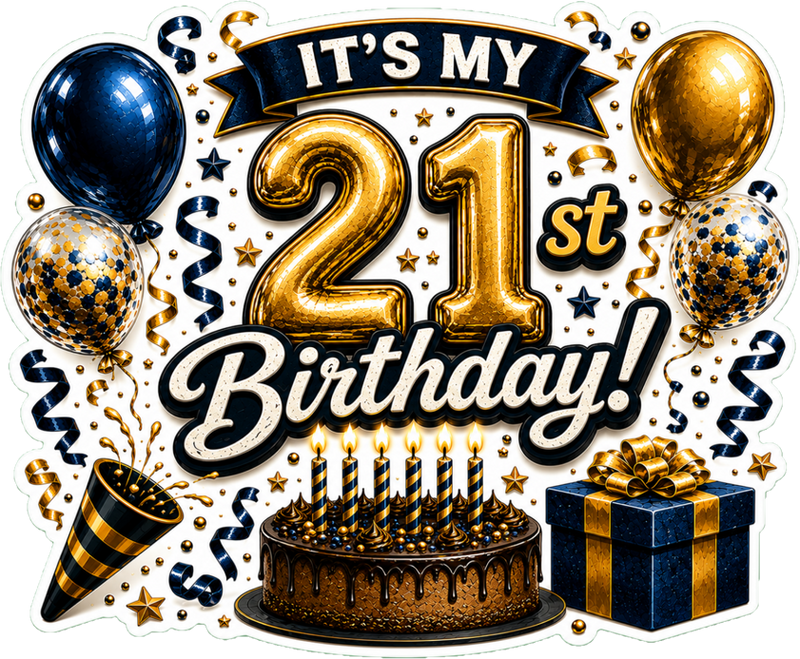 Birthday Magnetic Cruise Door Decoration - Special birthdays 18/21/30/40/50/60
