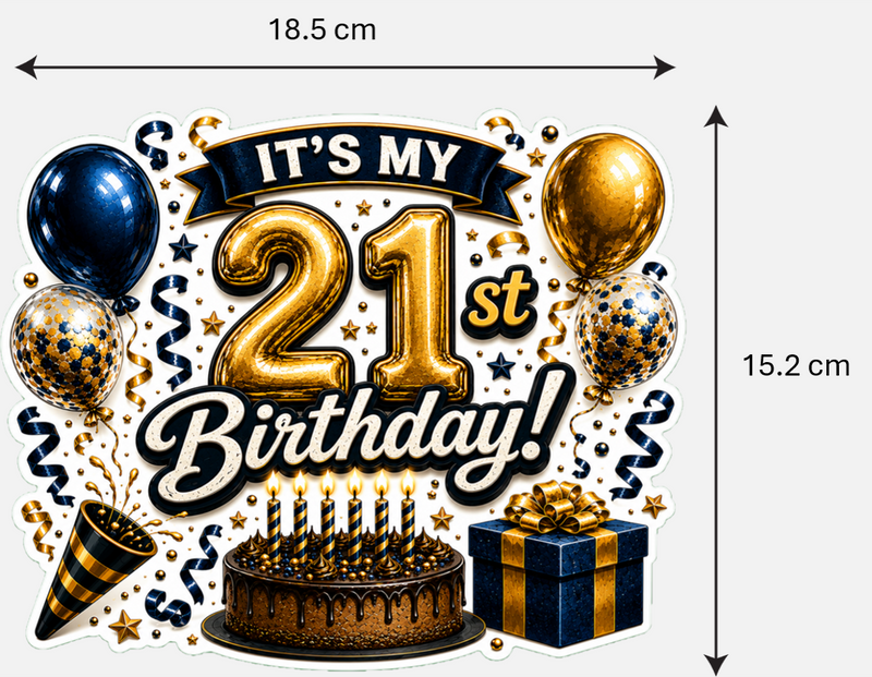 Birthday Magnetic Cruise Door Decoration - Special birthdays 18/21/30/40/50/60