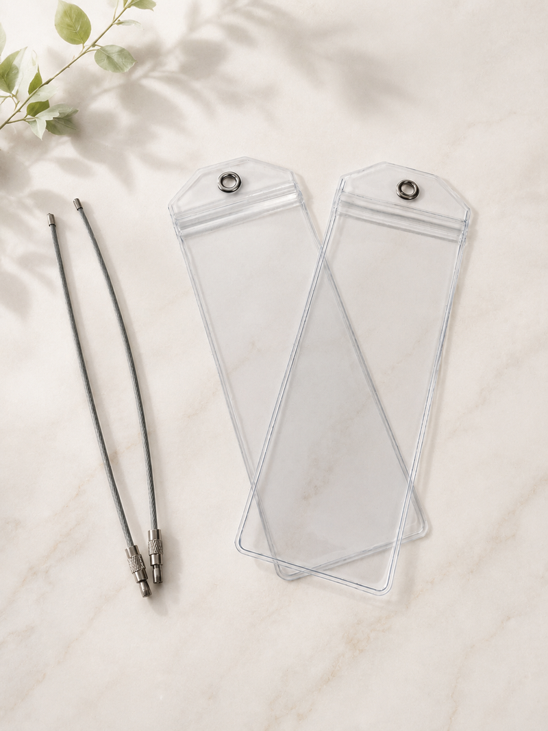 Large Cruise Luggage Tag Holder Clear Waterproof Zip Seal - all cruise lines