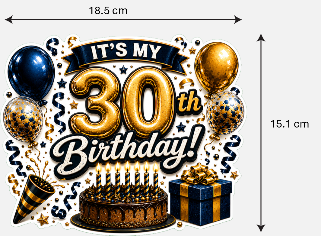 Birthday Magnetic Cruise Door Decoration - Special birthdays 18/21/30/40/50/60