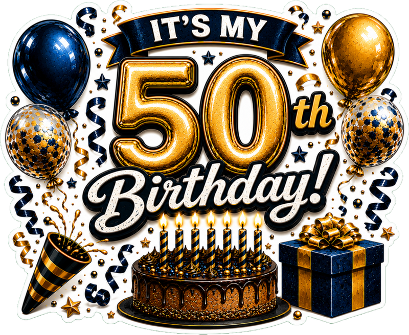 Birthday Magnetic Cruise Door Decoration - Special birthdays 18/21/30/40/50/60