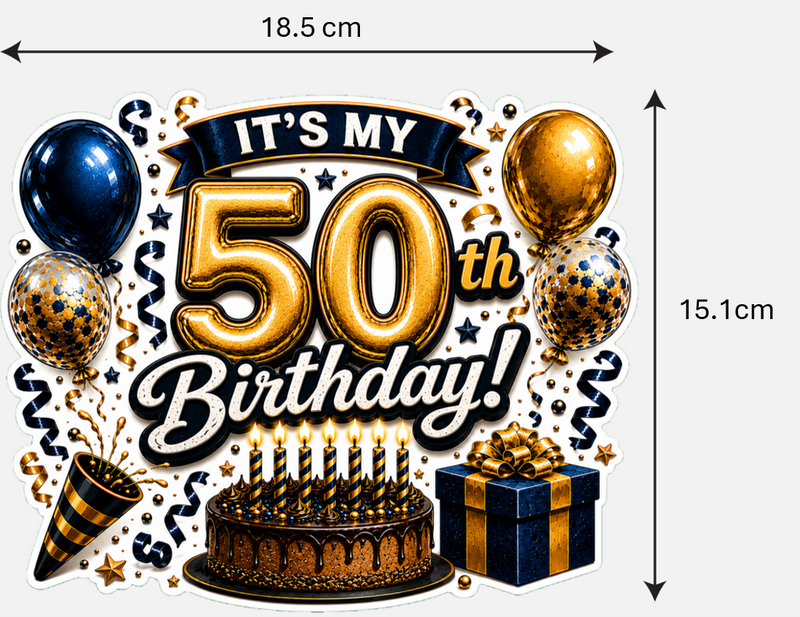 Birthday Magnetic Cruise Door Decoration - Special birthdays 18/21/30/40/50/60