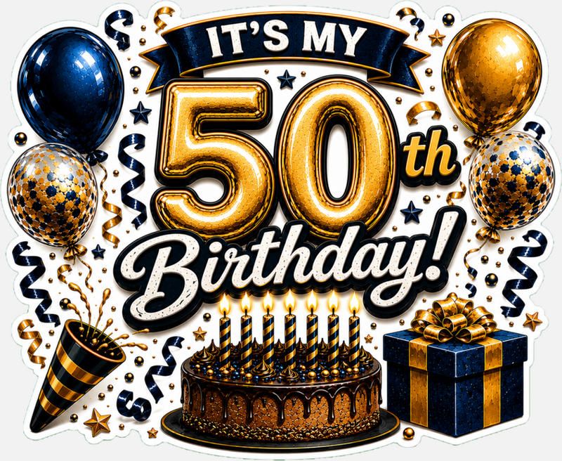 Birthday Magnetic Cruise Door Decoration - Special birthdays 18/21/30/40/50/60