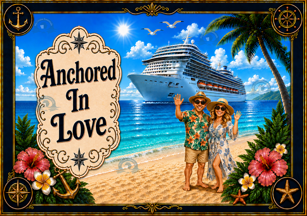 Bespoke Fun Magnetic Cruise Cabin Door Decoration - Fully customisable - Laminated