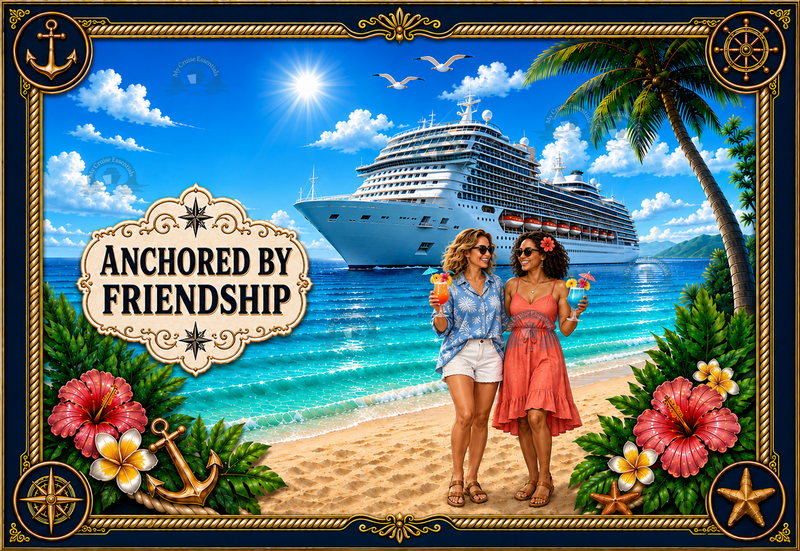 Bespoke Fun Magnetic Cruise Cabin Door Decoration - Fully customisable - Laminated
