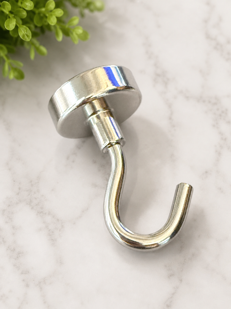 Magnetic Hook 25 kg Pull Extra Strong-Neodymium Cruise Kitchen Fridge - SNE25