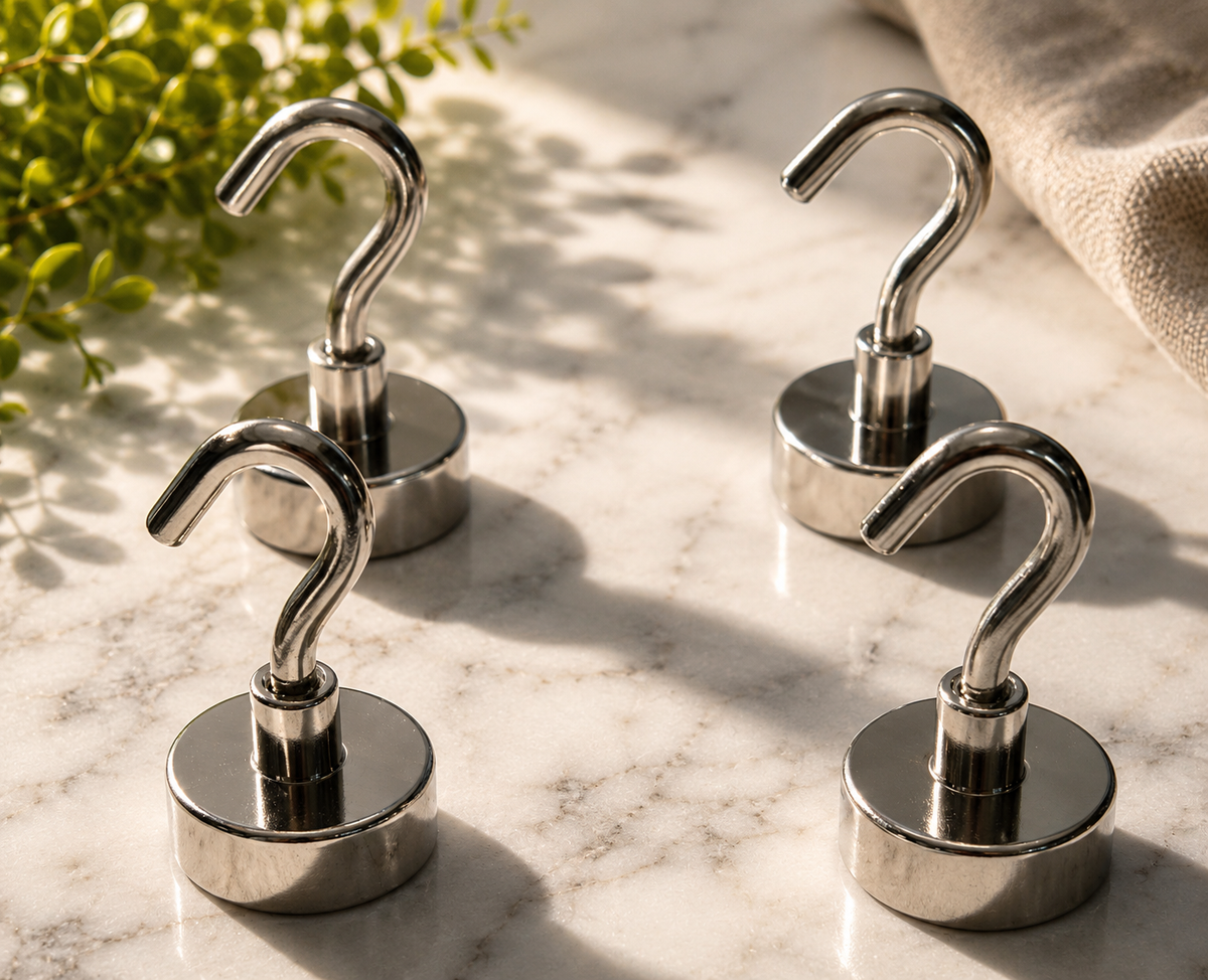 Magnetic Hook 12kg Pull Extra Strong-Neodymium