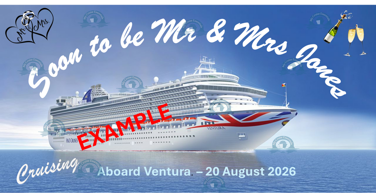 Magnetic Cruise Cabin Door Decoration - Can be customised (Laminated)