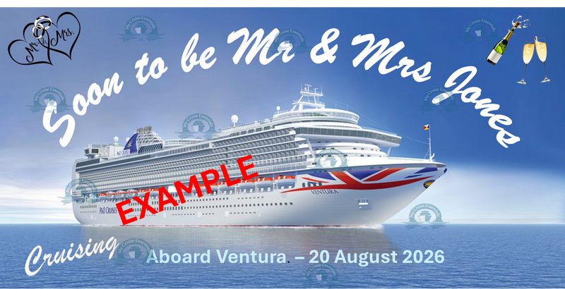 Magnetic Cruise Cabin Door Decoration - Can be customised (Laminated)