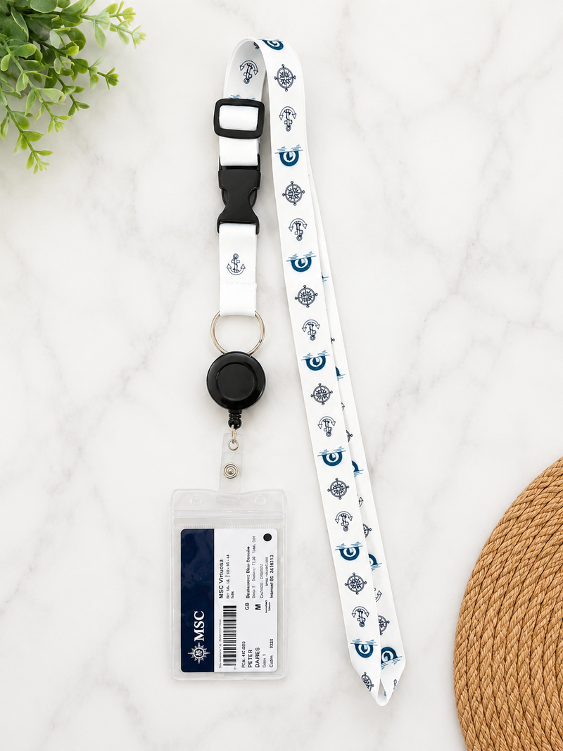 Cruise Card Lanyard Badge Holder