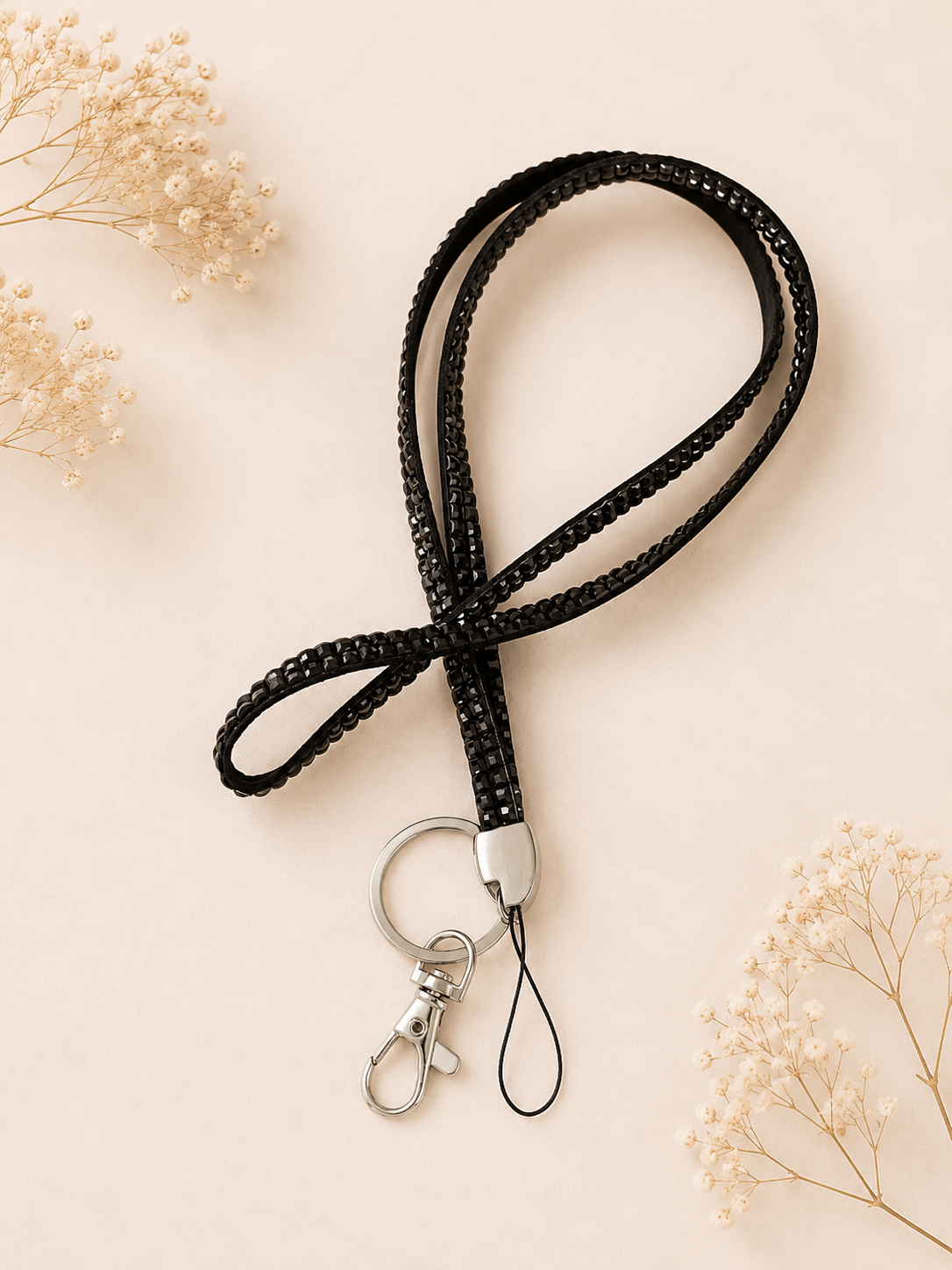Cruise Crystal Lanyard for ID Card Badge Holder Neck Strap - Sparkly Rhinestone