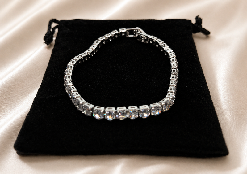 Tennis Bracelet 14K gold-plated stainless steel Diamond Zirconia Fashion Jewellery