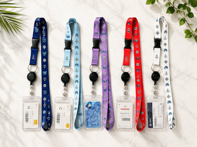 Cruise Card Lanyard Badge Holder