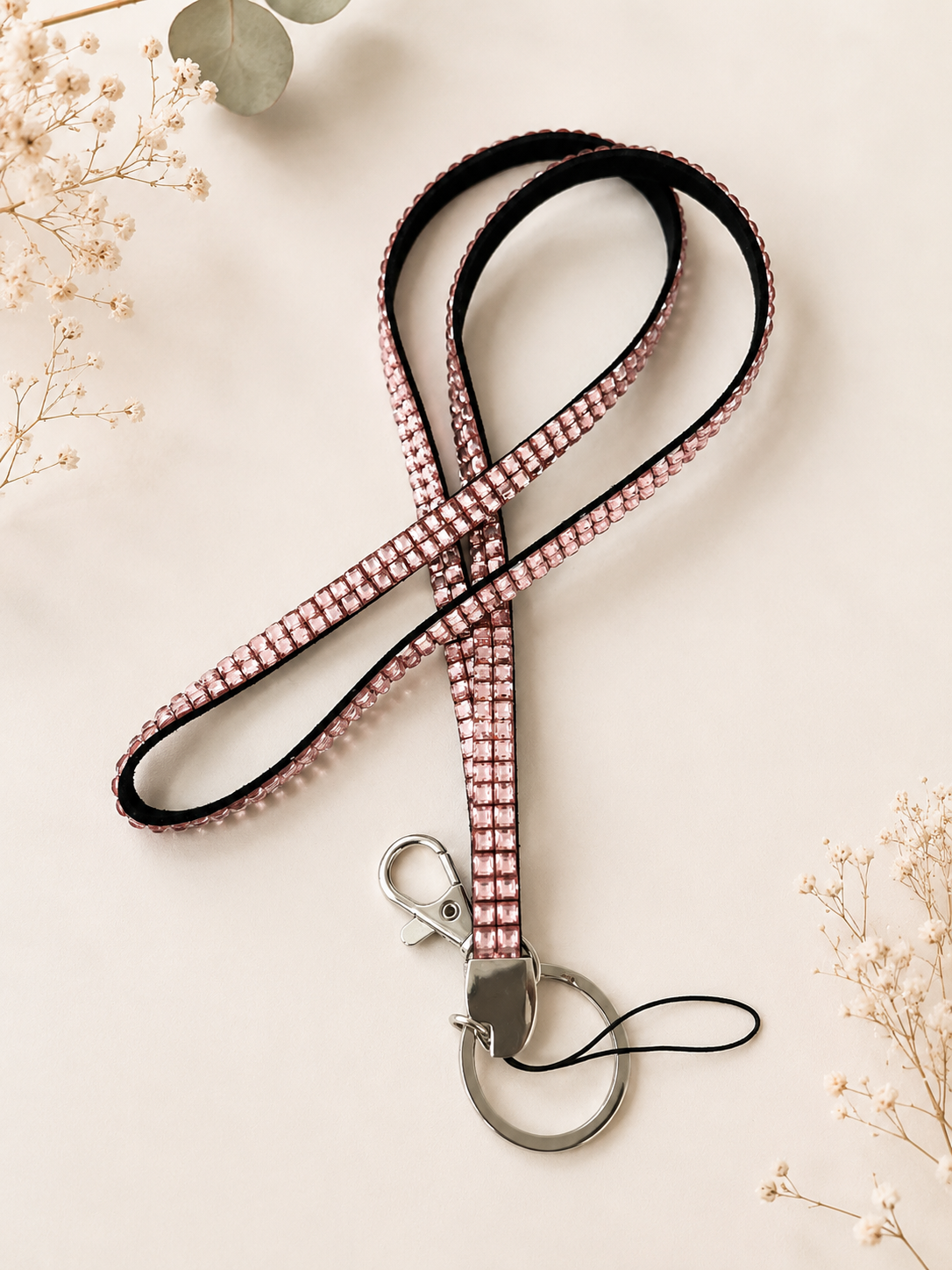 Cruise Crystal Lanyard for ID Card Badge Holder Neck Strap - Sparkly Rhinestone